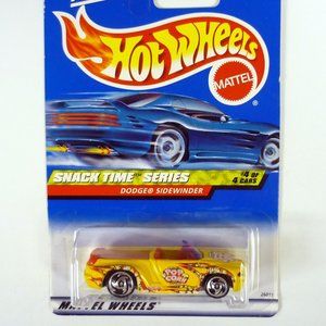 Hot Wheels Dodge Sidewinder #016 Snack Time Series 4/4 Yellow Die-Cast Car 2000
